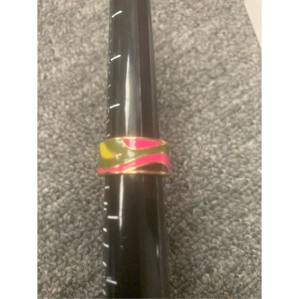 Oil Paint Patterned Ring - Picture 4 of 4